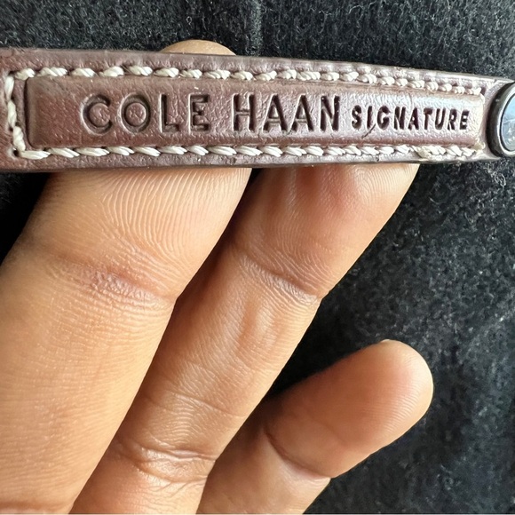 COLE HAAN  SIGNATURE WOOL SINGLE BREAT JACKET BLACK TRENCH COAT MEN SIZE XXL - Picture 10 of 13